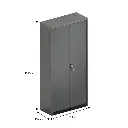 Draaideurkast gelast met afmetingen.webp