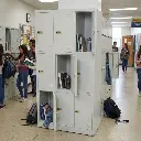 Flatpack 9 deurs locker in school RAL 7035.webp