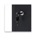 Locker 2 deurs slot detail.webp