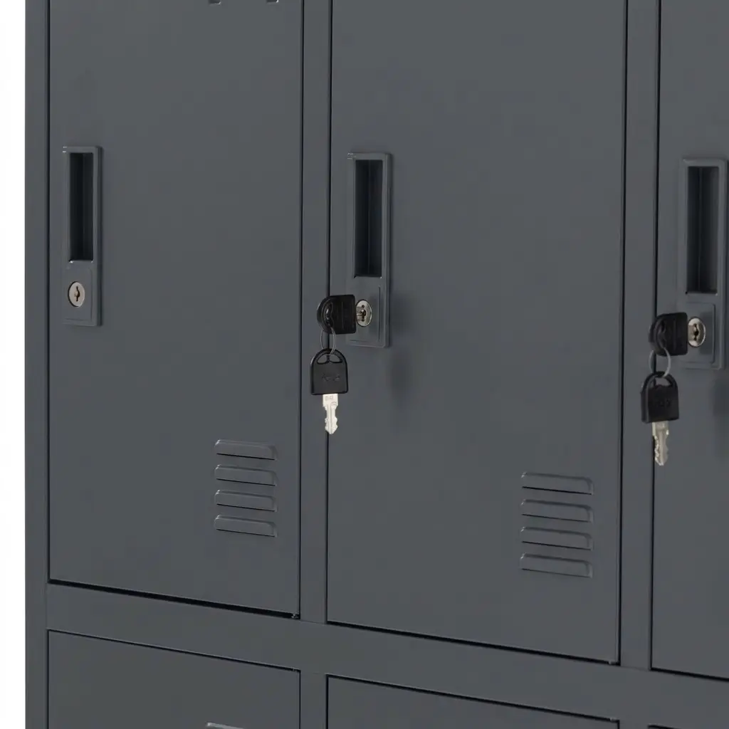 Locker 12 deurs detail sloten.webp