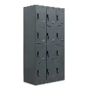 Locker 12 deurs flatpack schuin dichte deurtjes.webp