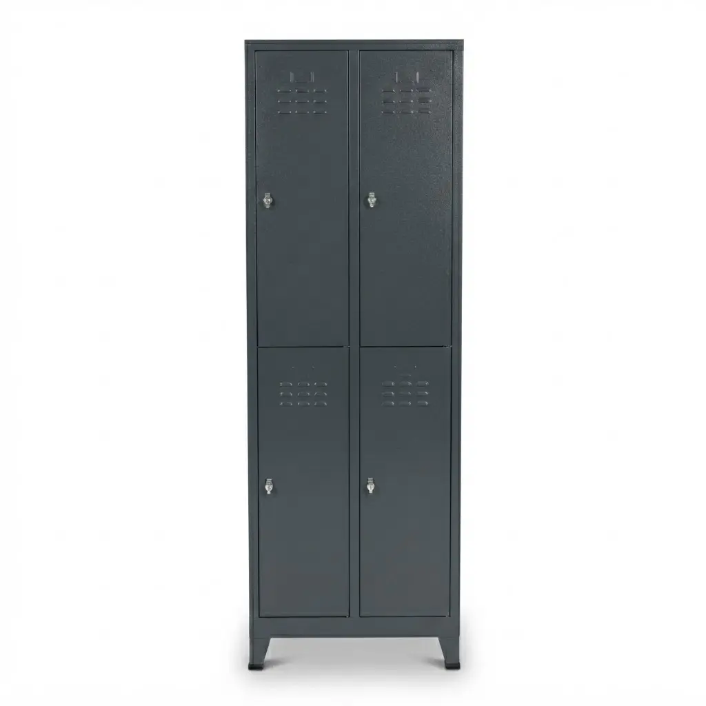 Locker Loxmet 4 deurs standaard voorzijde dichte deuren.webp