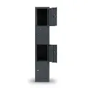 Loxmet locker 4 deurs voorzijde open recht.webp