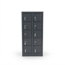 Telefoon opbergkast 5-laags 10 deuren 42x20x92cm Antracietgrijs