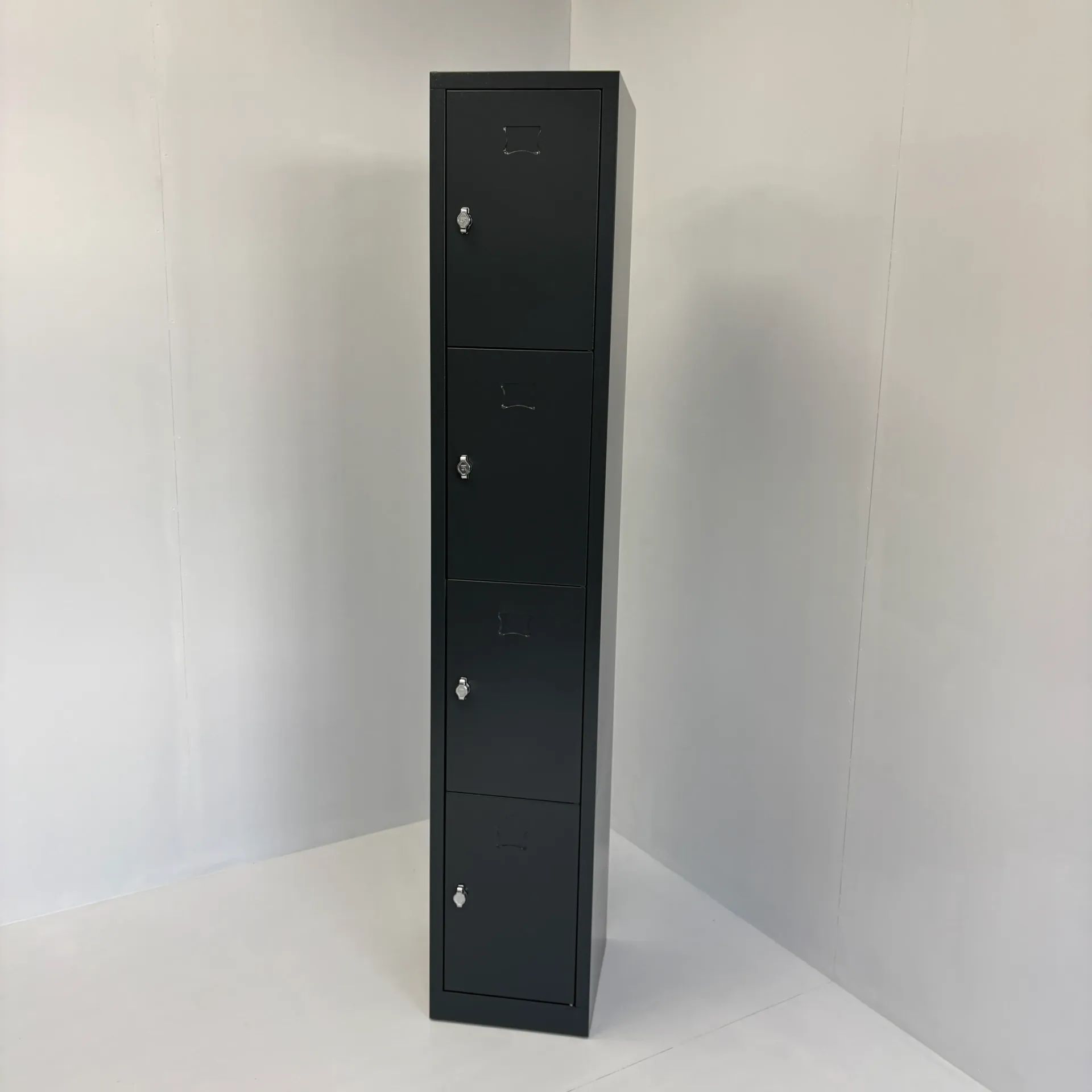 [106412] Locker vierdeurs smal 35x40x195cm Antracietgrijs
