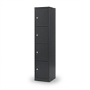 Locker vierdeurs smal 35x40x195cm Antracietgrijs
