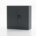 SolidSteel Metalen Draaideurkast 90x40x90cm Antracietgrijs