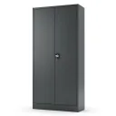 SolidSteel Metalen Draaideurkast 92x42x195cm Antracietgrijs