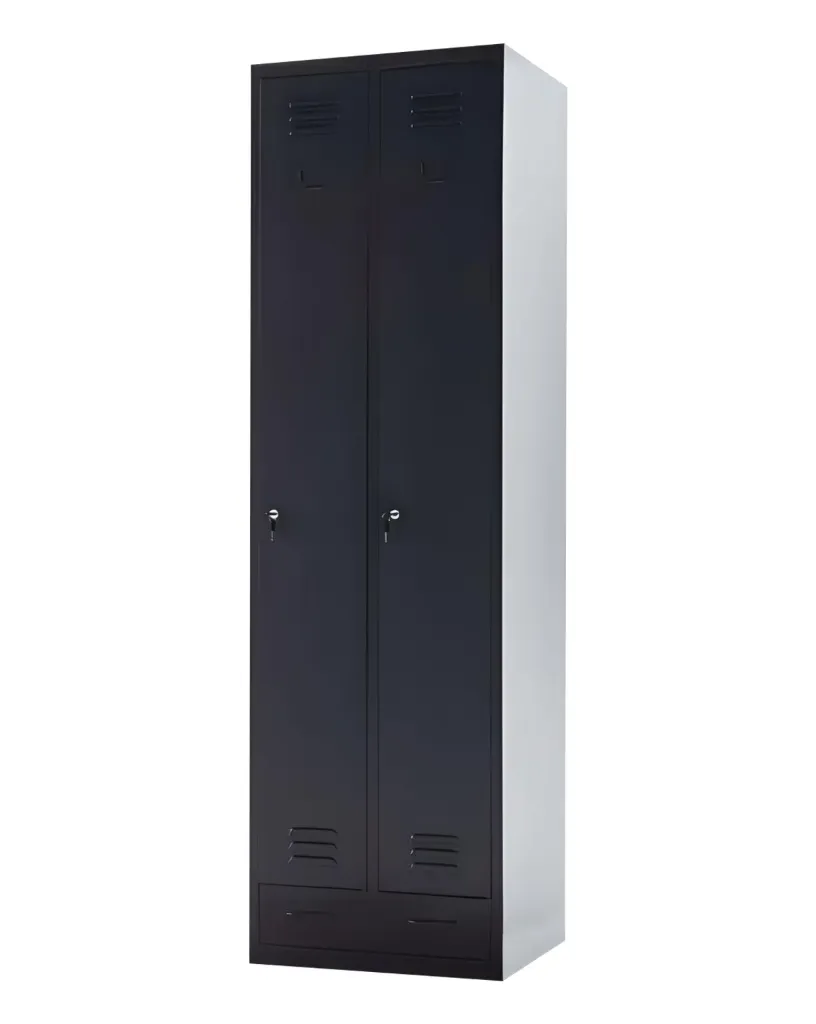LockNLoad 2-Deurs Lockerkast 60x50x195cm Antracietgrijs