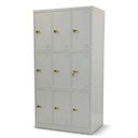 EWE-LockNLoad 9-Deurs Lockerkast 90x40x185cm Lichtbeige