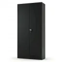 SolidSteel metalen draaideurkast 92x42x195cm zwart